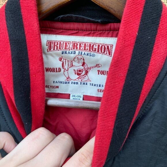 True Religion Tiger Varsity Jacket XXL - Picture 2 of 7